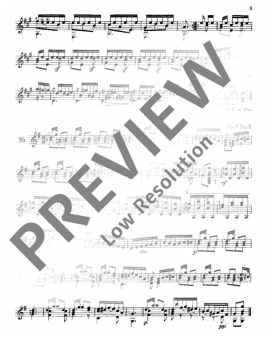 20 Ausgewählte Walzer Classical Guitar scores gallery preview page 12