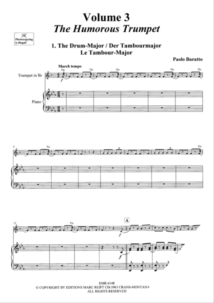 The Humorous Trumpet Cornet scores gallery preview page 3