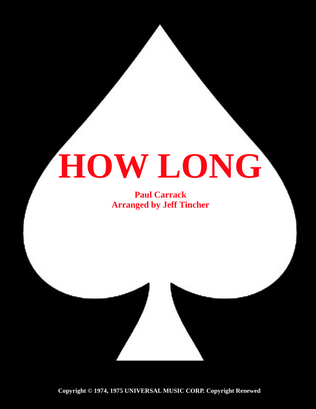 Book cover for How Long