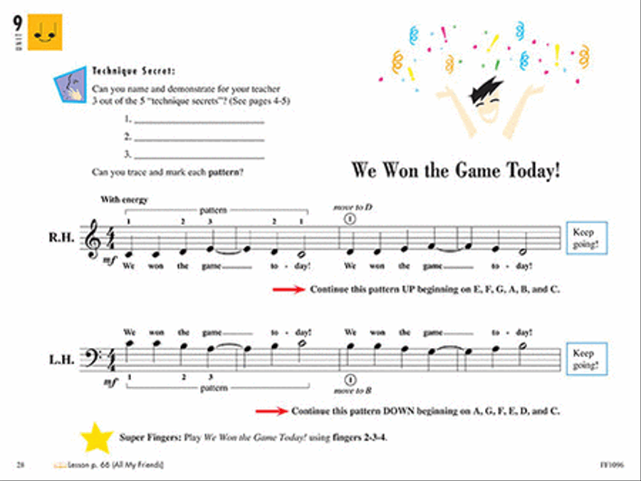 Primer Level – Technique & Artistry Book Piano Method scores gallery preview page 5