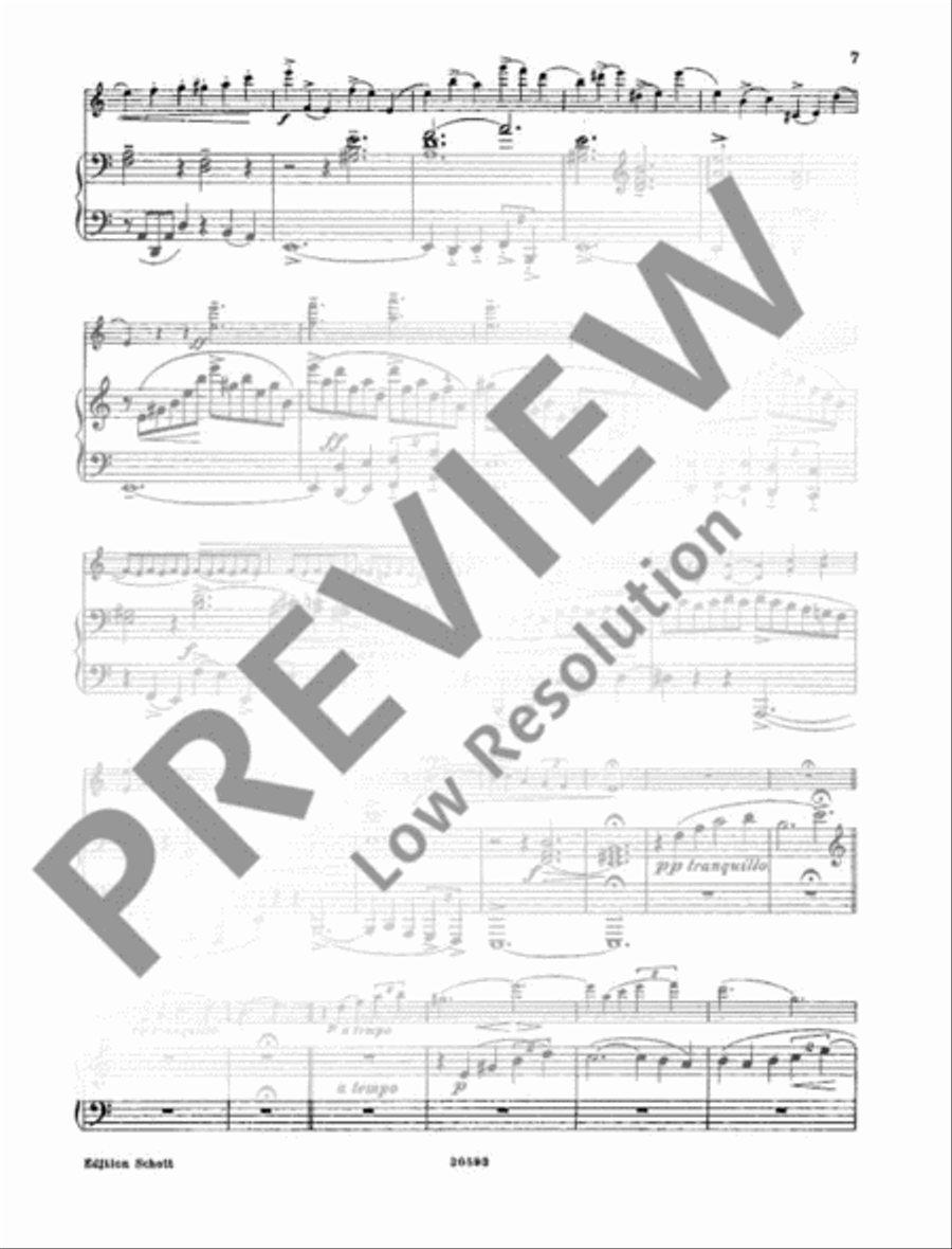 Sonata A Minor Violin Solo scores gallery preview page 10
