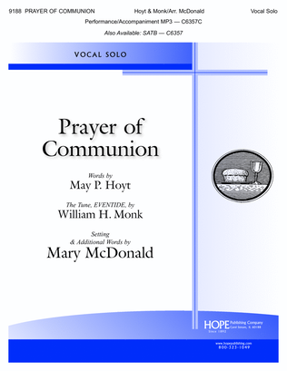 Book cover for Prayer of Communion