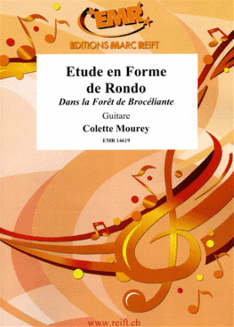 Etude en forme de Rondo Classical Guitar scores gallery preview page 1