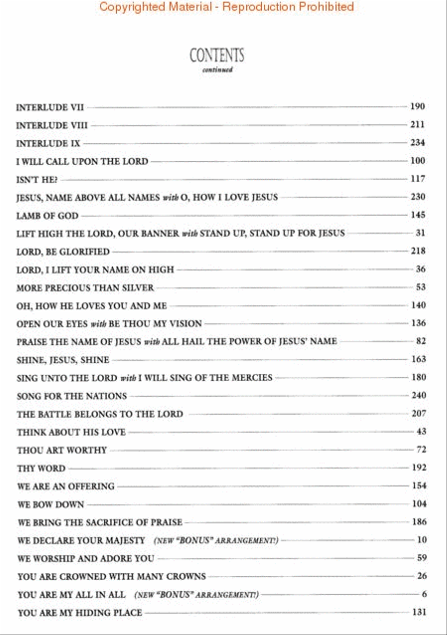 Lord, Be Glorified - Keepsake Edition Piano Solo scores gallery preview page 3