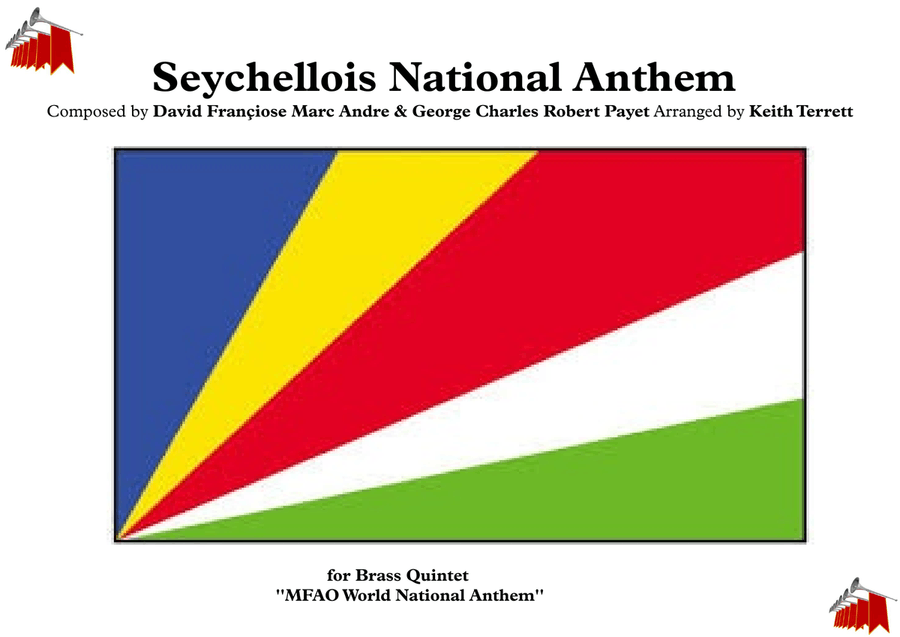 Seychelles (Seychelloise-Seselwa) National Anthem for Brass Quintet Brass Quintet scores gallery preview page 1