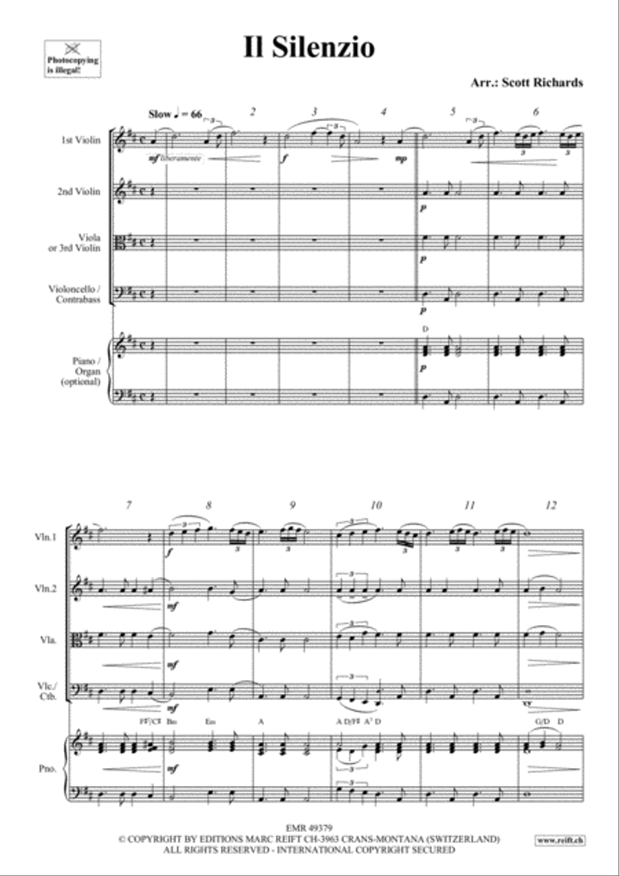 Il Silenzio String Quartet scores gallery preview page 3