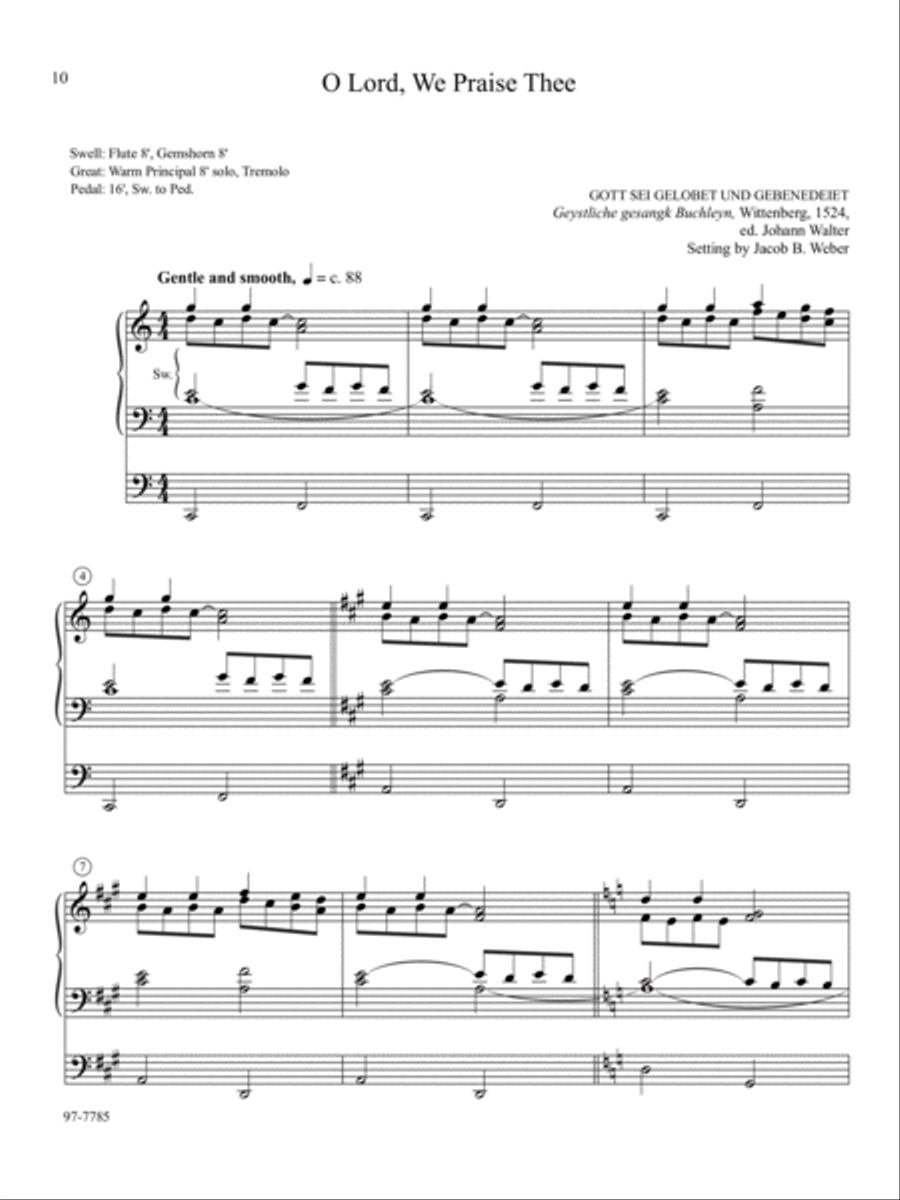 Reformation Mosaics Organ scores gallery preview page 5