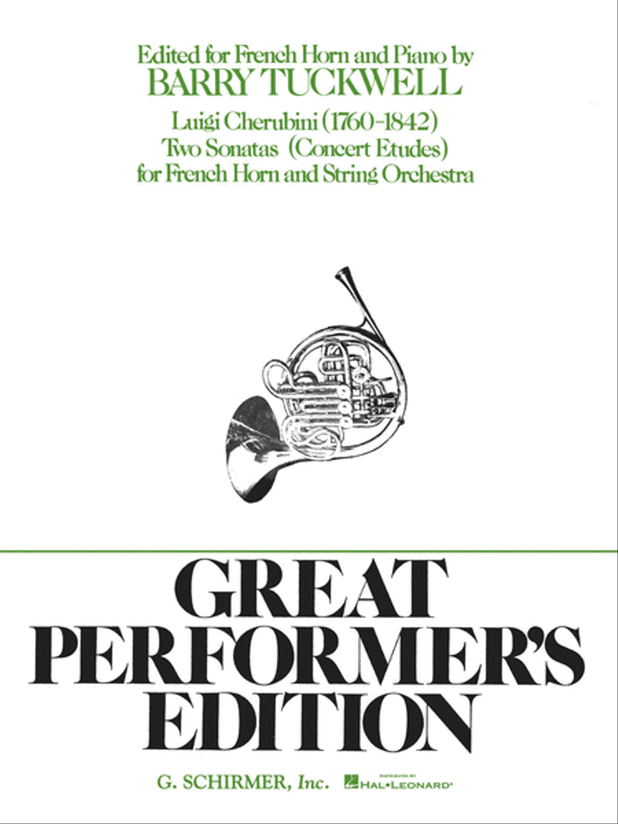 2 Sonatas for French Horn Orchestra scores gallery preview page 1
