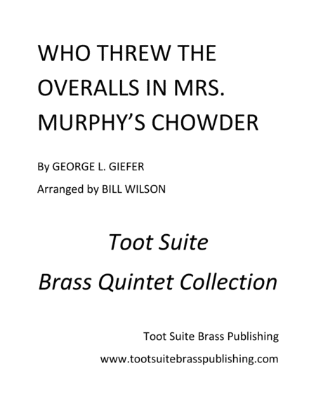 Who Threw the Overalls in Mrs. Murphy's Chowder image number null