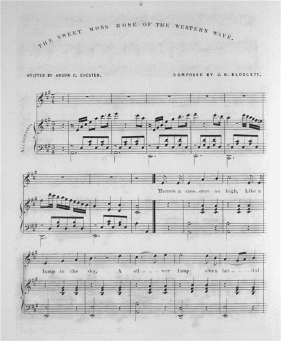The Sweet Moss Rose of the Western Waves Voice scores gallery preview page 2