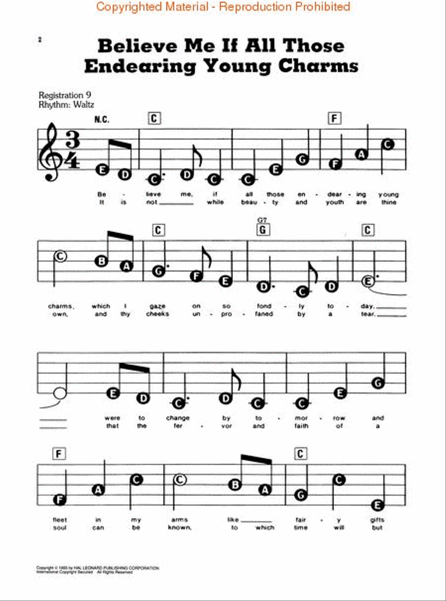 Irish Favorites Irish Favorites Electronic Keyboard scores gallery preview page 2