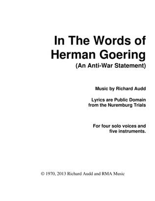 In The Words of Herman Goering