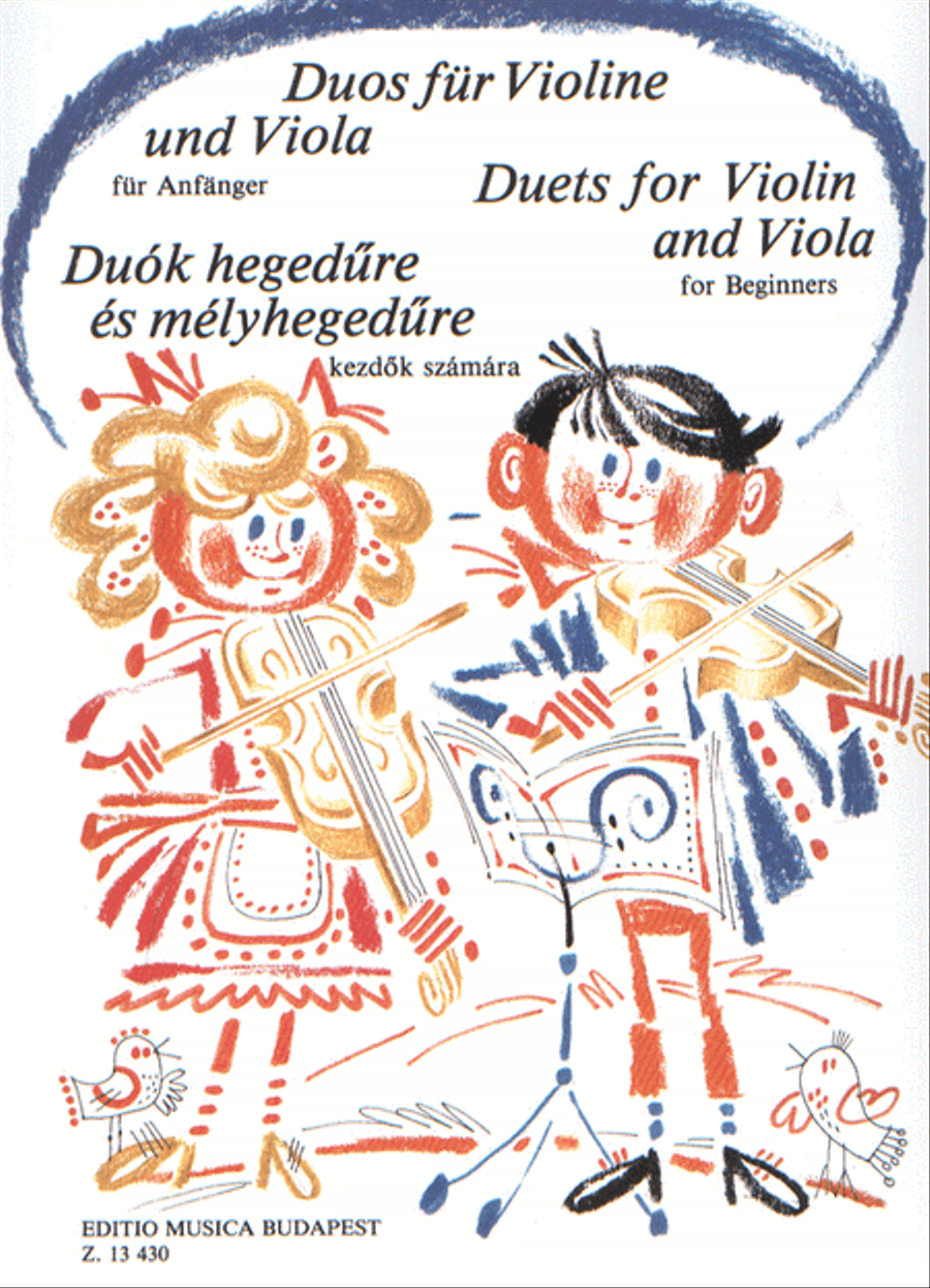 Duos für Violine und Viola für Anfänger I String Duet scores gallery preview page 1