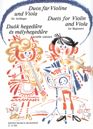 Book cover for Duos für Violine und Viola für Anfänger I