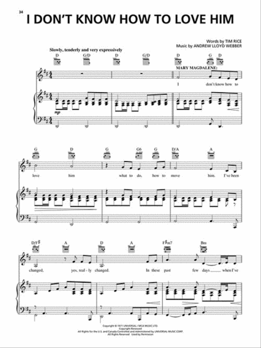Jesus Christ Superstar – Revised Edition Piano, Vocal, Guitar scores gallery preview page 4