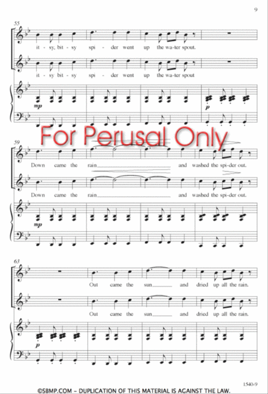 KidSong - SA Octavo SA scores gallery preview page 8