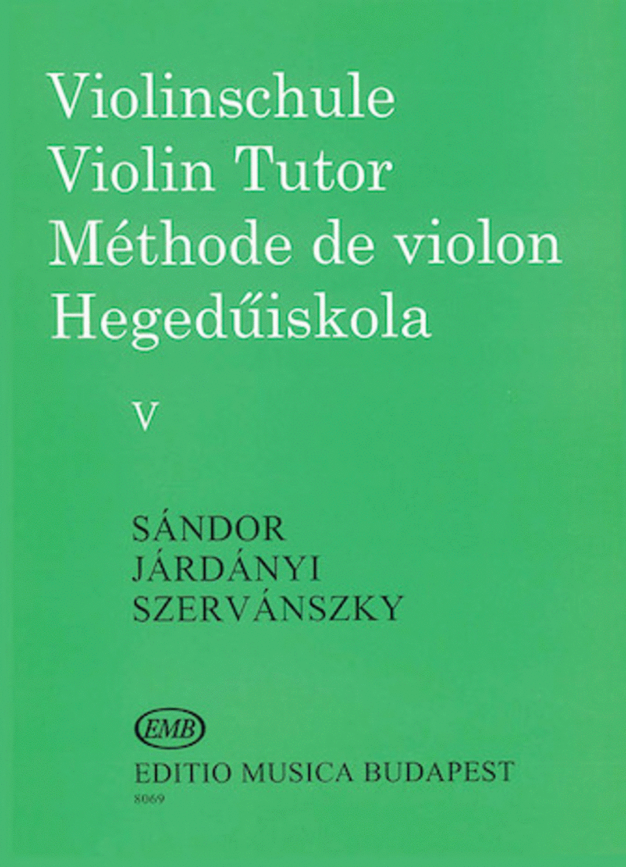 Violin Tutor – Volume 5 Violin Tutor – Volume 5 Violin Solo scores gallery preview page 1