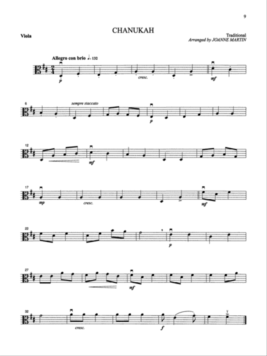 Festive Strings for String Quartet or String Orchestra String Quartet scores gallery preview page 6