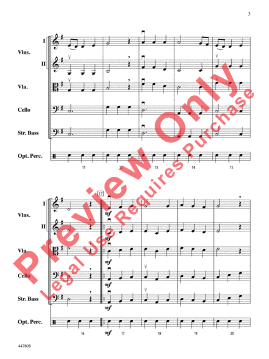 Medieval Dance Medieval Dance String Orchestra scores gallery preview page 4