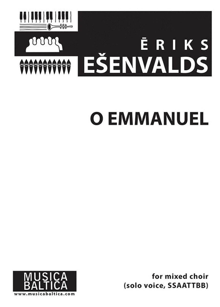 O Emmanuel SSAATTBB scores gallery preview page 1