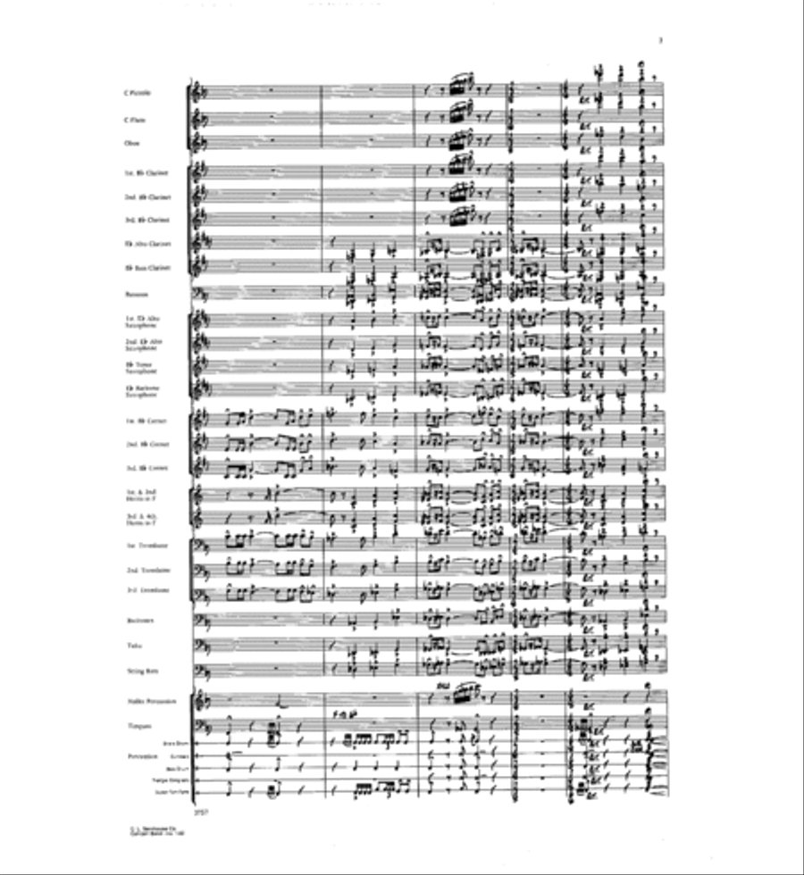Declaration, Ballade & Finale Concert Band scores gallery preview page 6