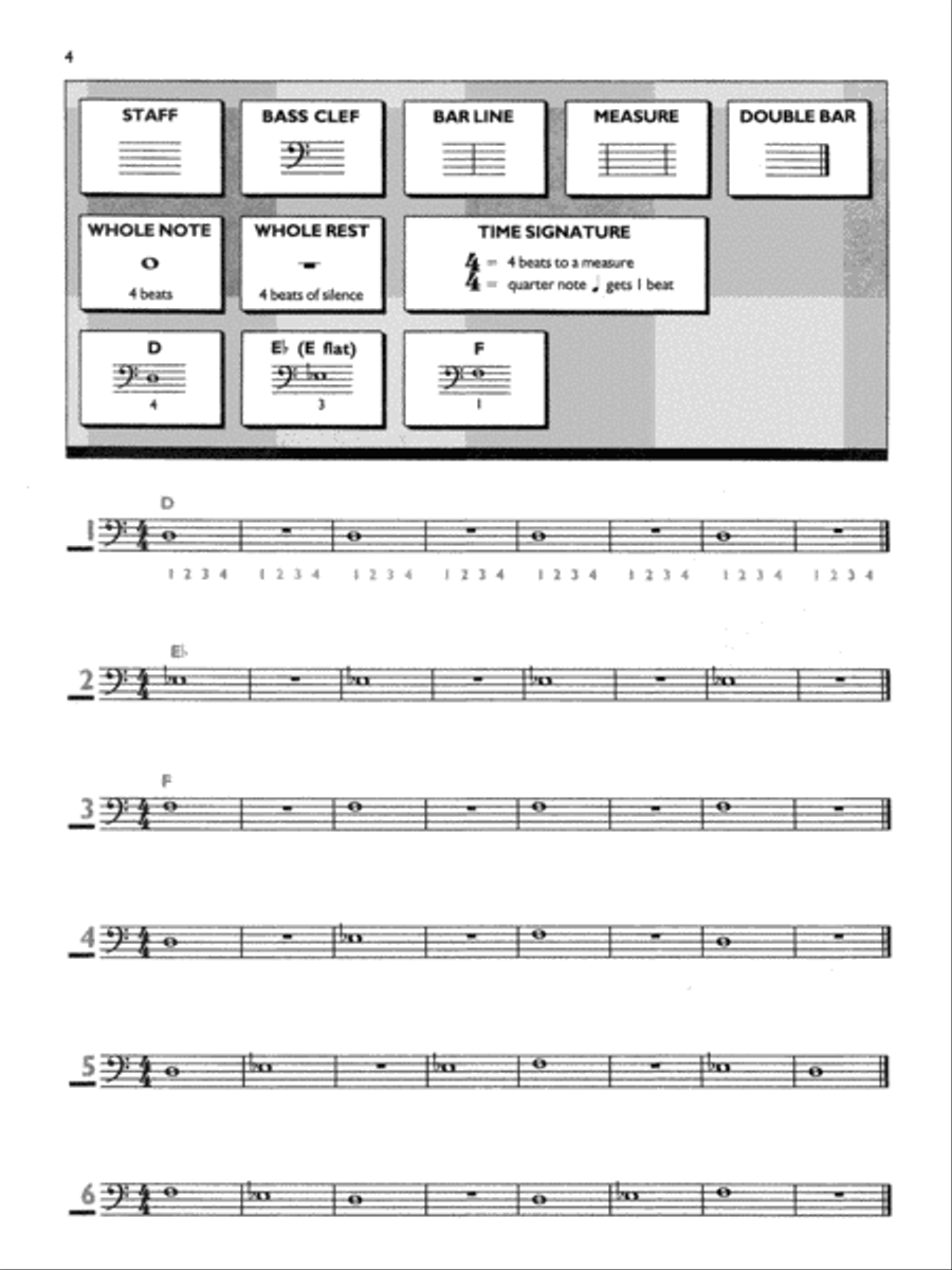 Yamaha Band Student, Book 1 Concert Band Methods scores gallery preview page 4
