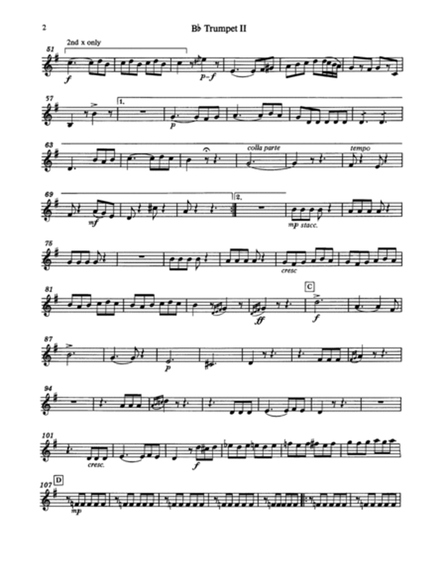 Largo al factotum from The Barber of Seville - Bb Trumpet 2 (Brass Quintet)