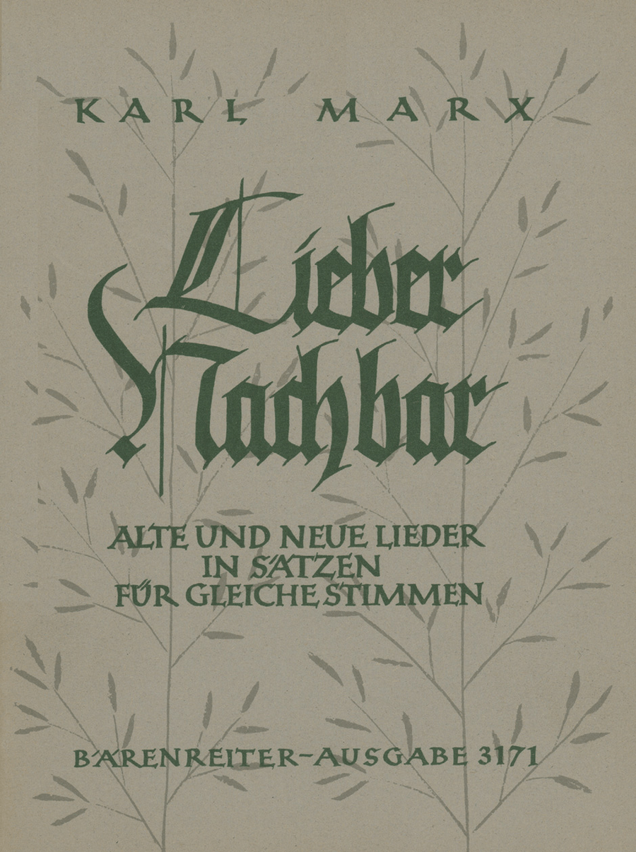 Lieber Nachbar (1935–1954) Choir scores gallery preview page 1