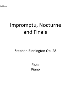 Book cover for Impromptu, Nocturne and Finale