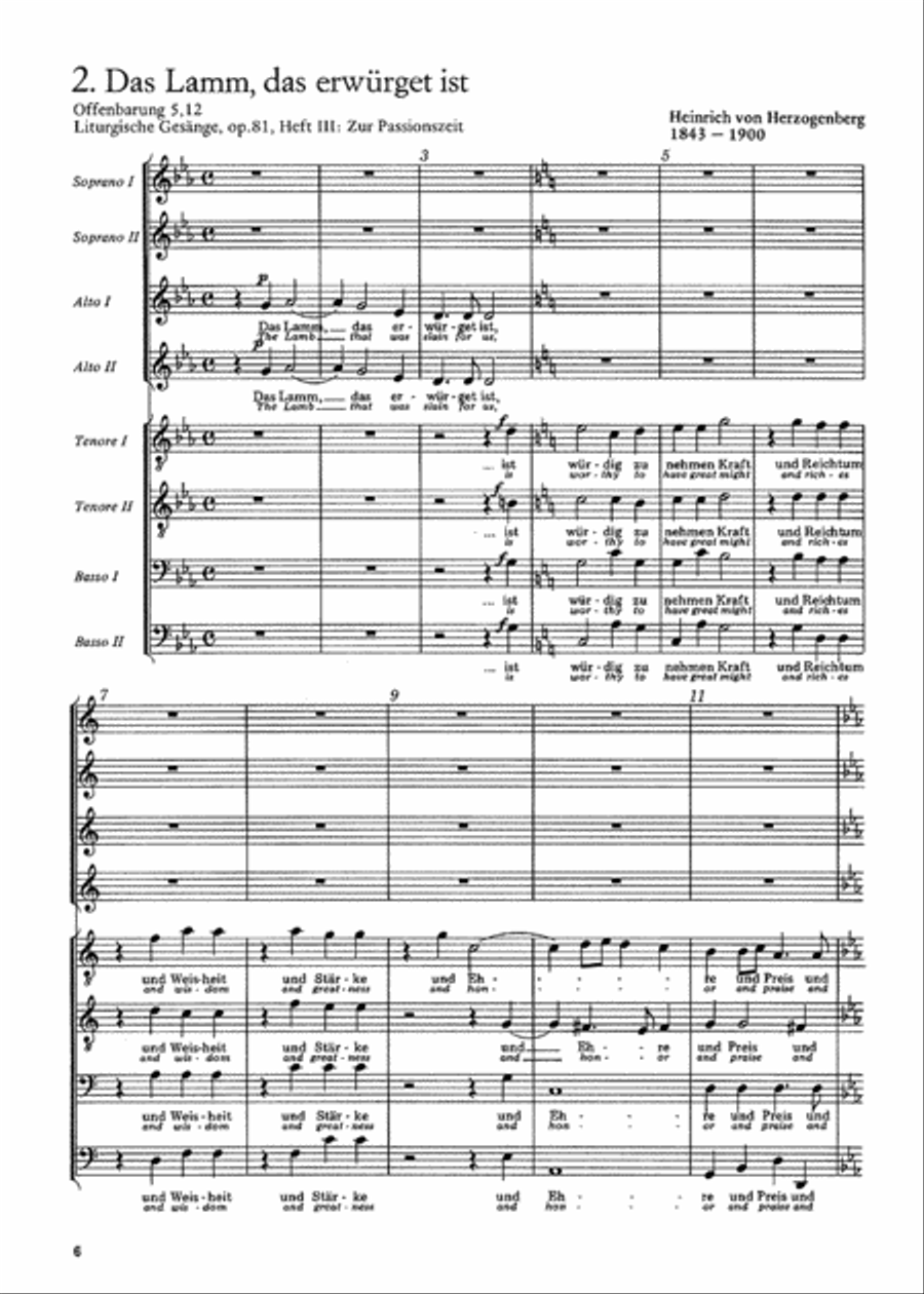 Liturgische Gesange (Passionszeit) I Score scores gallery preview page 1