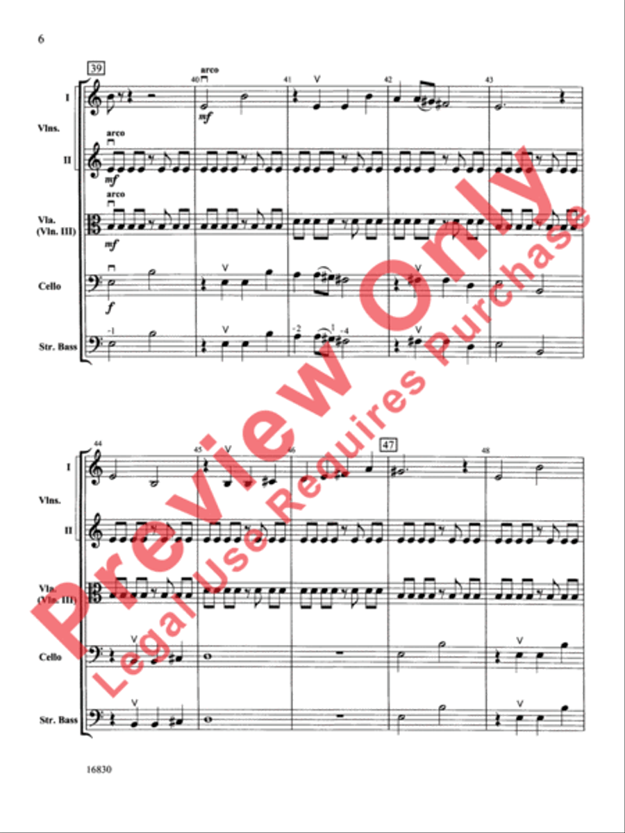 Mabel Creek Overture Mabel Creek Overture String Orchestra scores gallery preview page 7