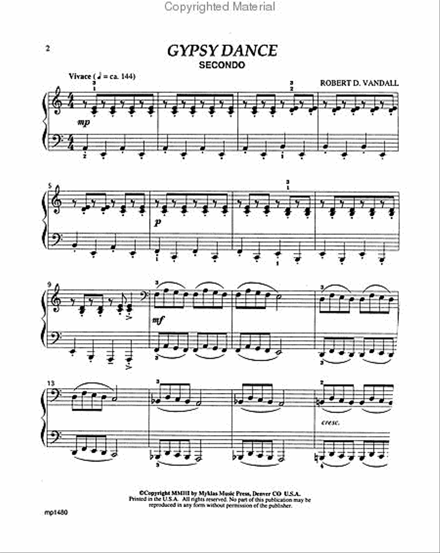 Gypsy Dance Gypsy Dance Small Ensemble scores gallery preview page 2