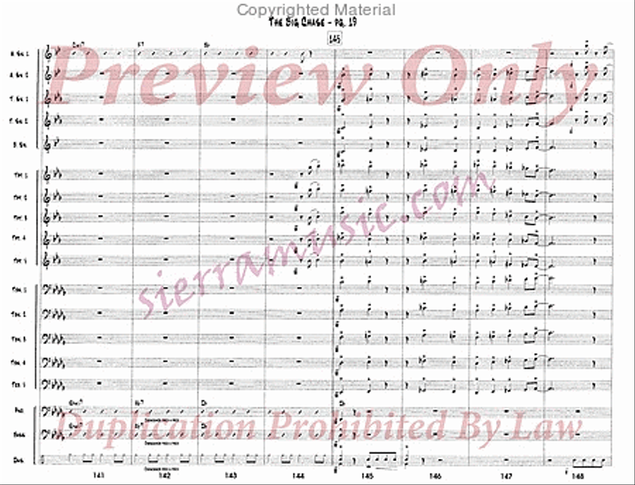 The Big Chase Jazz Ensemble scores gallery preview page 20