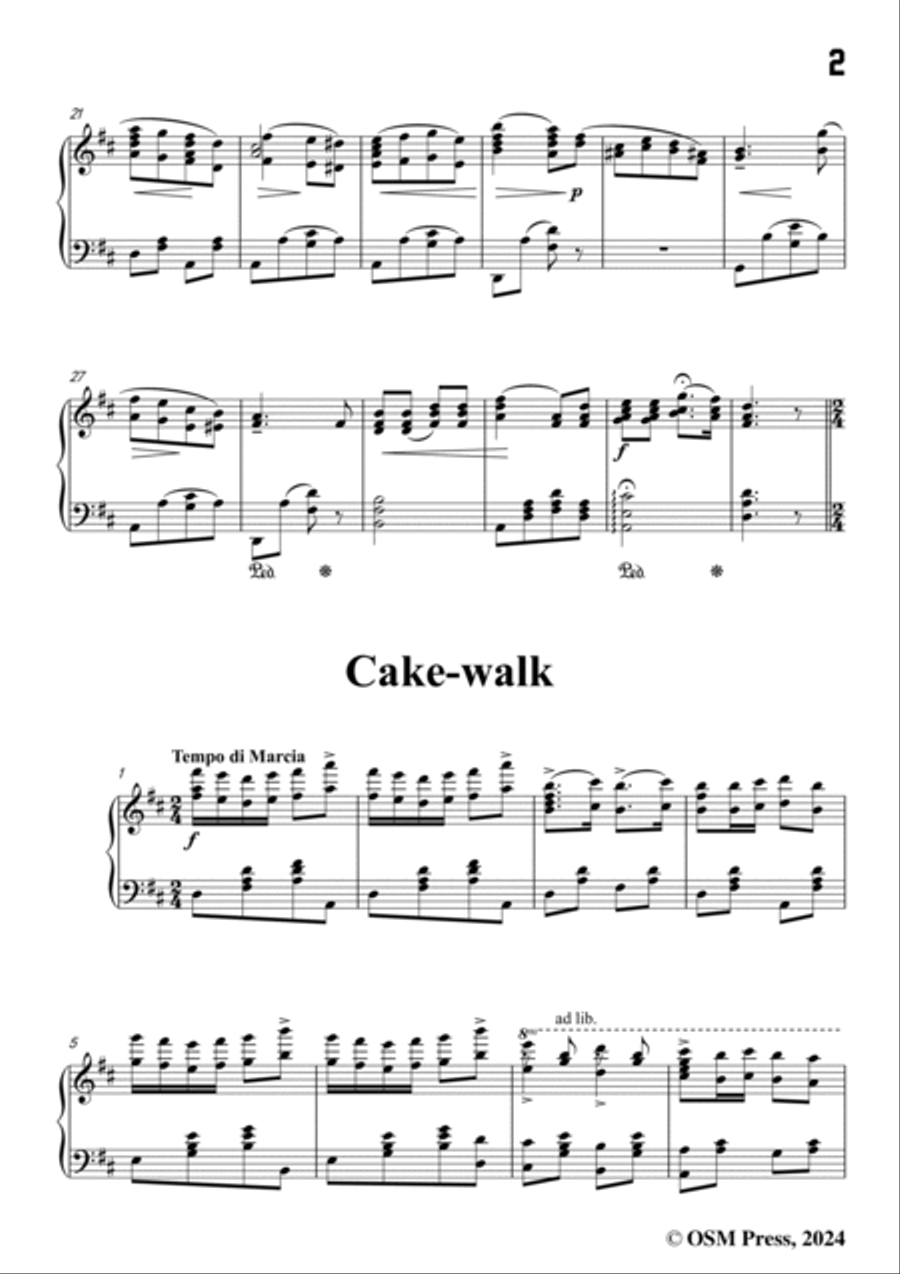 Lehár-Opening scene(Act III)...Cake-walk,for Piano Piano Solo scores gallery preview page 3