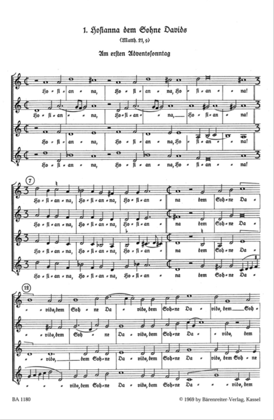 Deutsche Evangeliensprüche für das Kirchenjahr für gemischten Chor (1623) 4-Part scores gallery preview page 2
