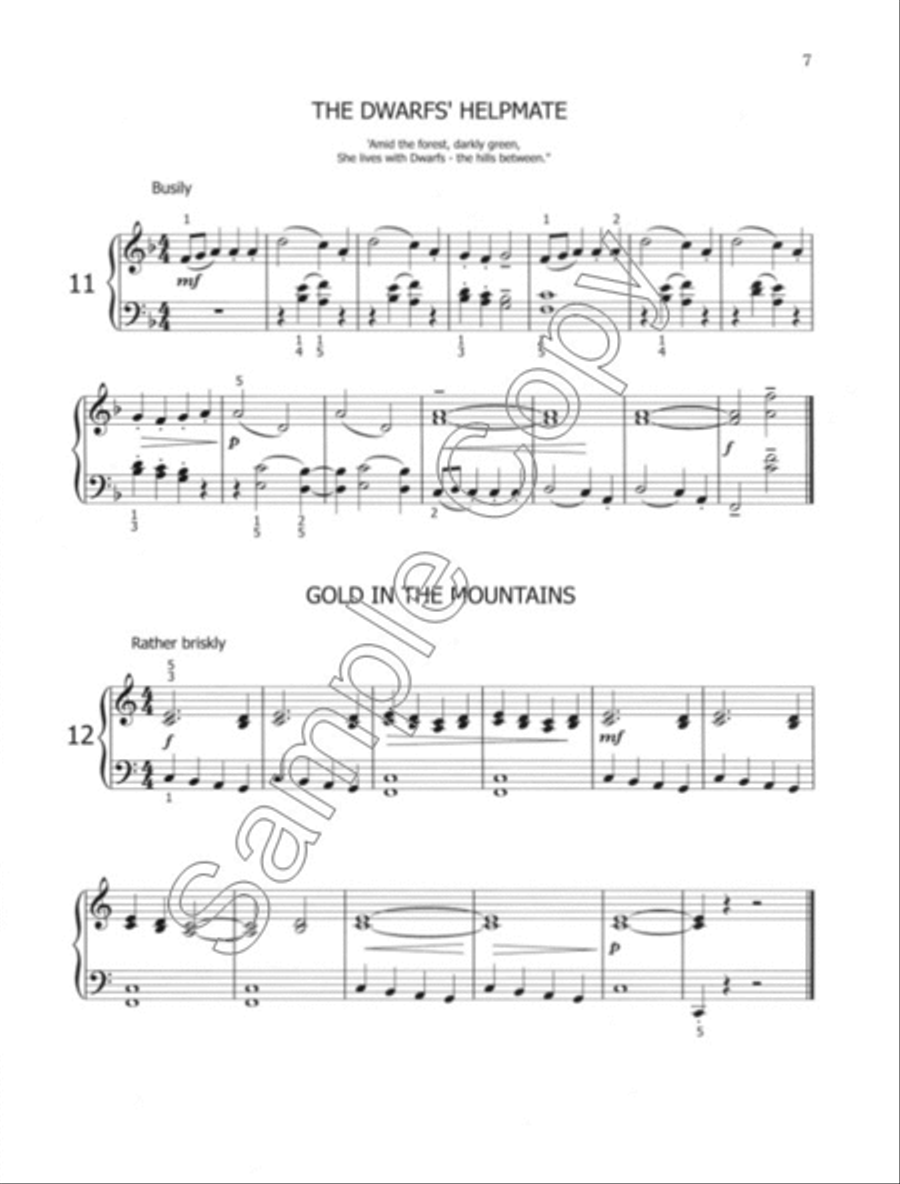 Snow White Snow White Piano Solo scores gallery preview page 3