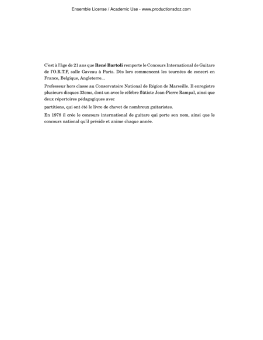 Réminiscences Classical Guitar scores gallery preview page 2