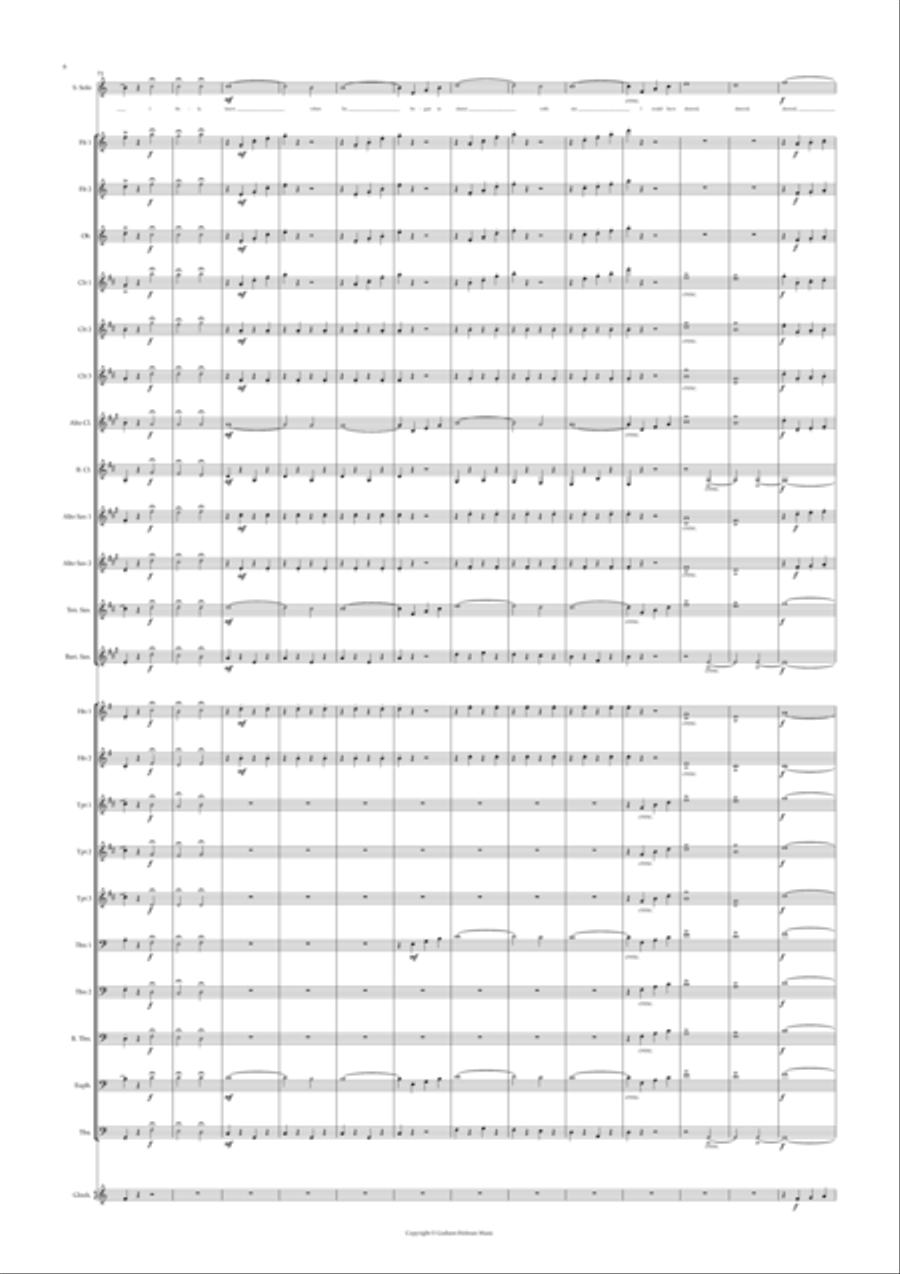 I Could Have Danced All Night (from My Fair Lady) Concert Band scores gallery preview page 6