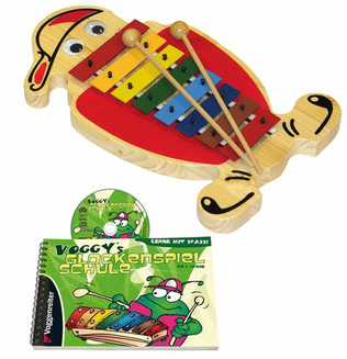 Voggy's Glockenspiel with two mallets (German Edition)