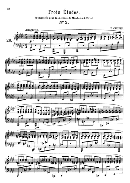 F.Chopin-Trois nouvelles etudes, B.130