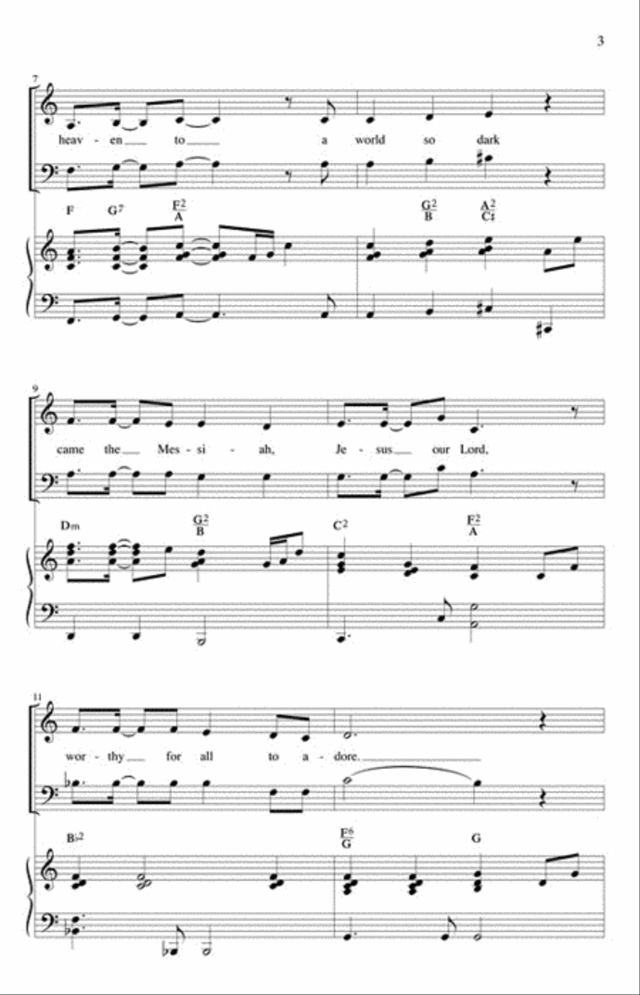 His Name Shall Be Called Wonderful Choir scores gallery preview page 3