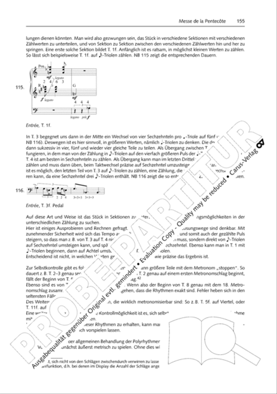 Orgelschule zur historischen Auffuhrungspraxis Organ Solo scores gallery preview page 156