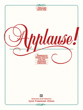 Book cover for Applause!, Book 1
