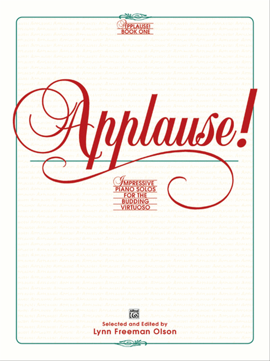 Book cover for Applause!, Book 1