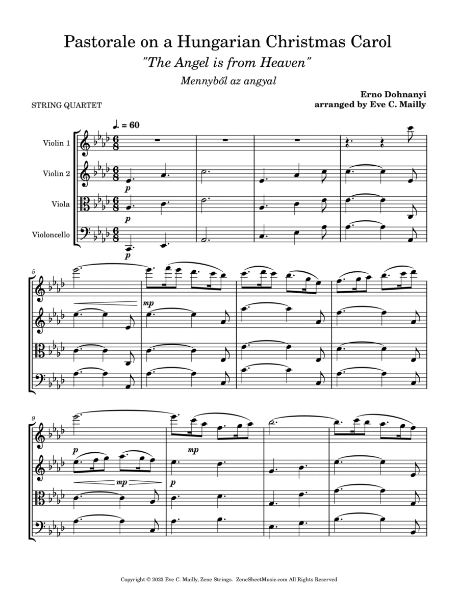Pastorale on a Hungarian Christmas Carol 