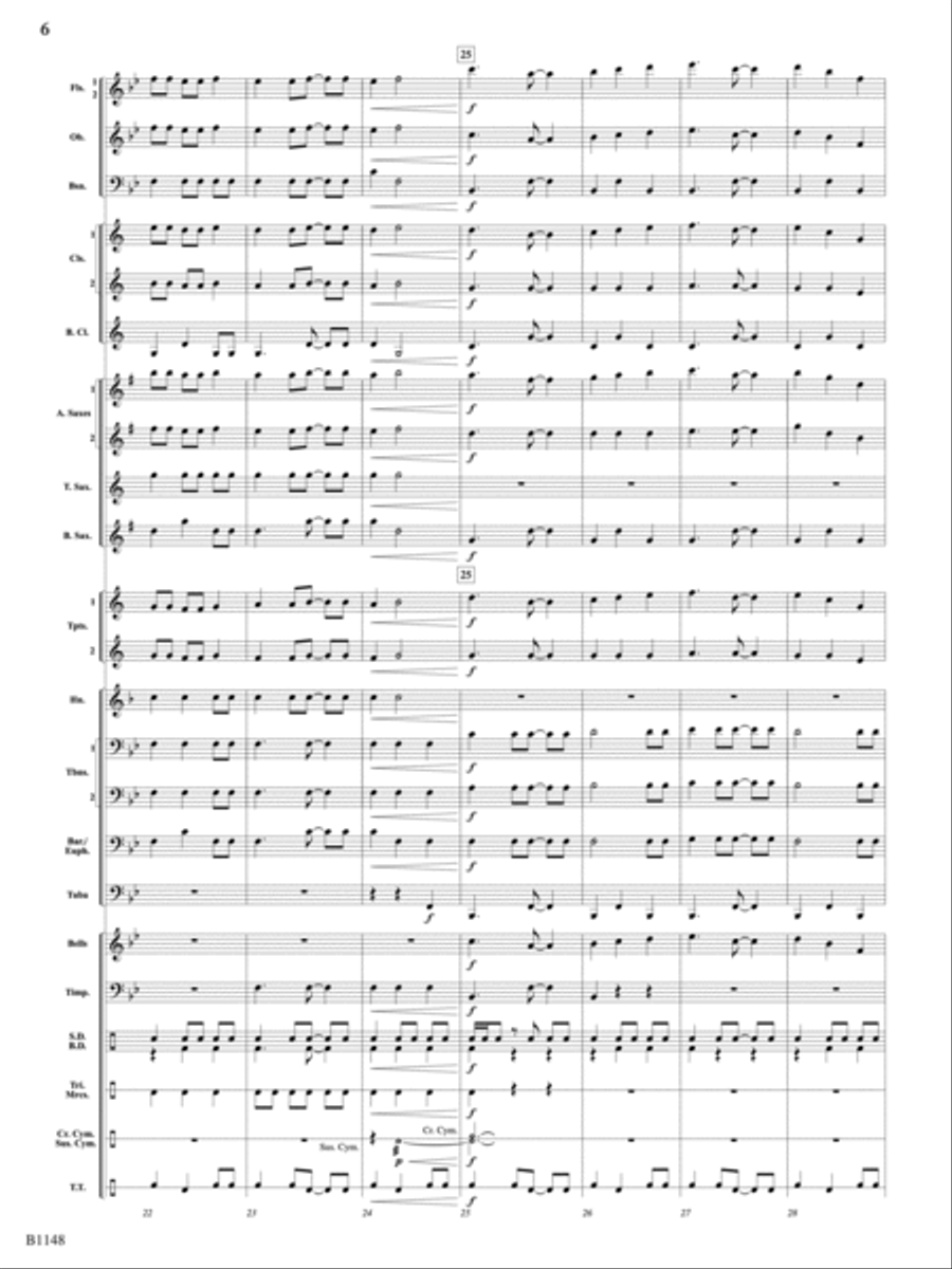 Cloud Nine: Score Cloud Nine: Score Concert Band scores gallery preview page 6
