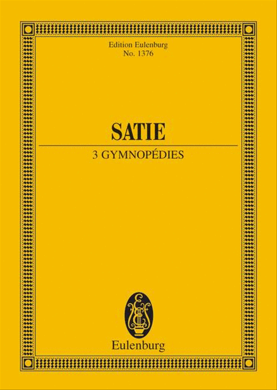 Gymnopedies Nos. 1 and 3 for Orchestra Orchestra scores gallery preview page 1