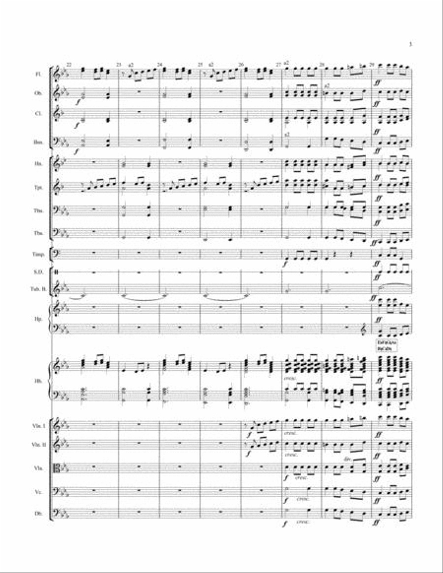 Carol of the Bells - Orchestral Score and Parts Full Orchestra scores gallery preview page 4