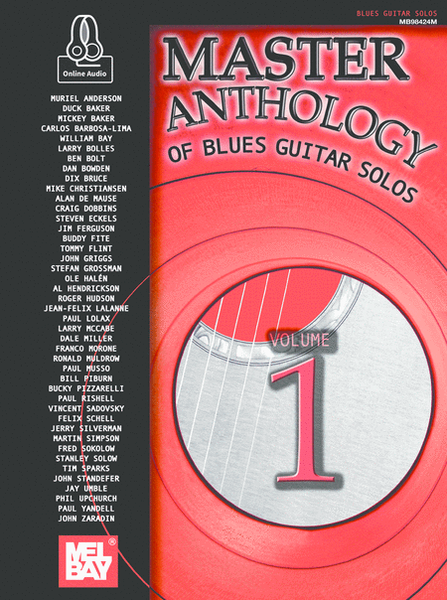 Master Anthology of Blues Guitar Solos, Volume One image number null