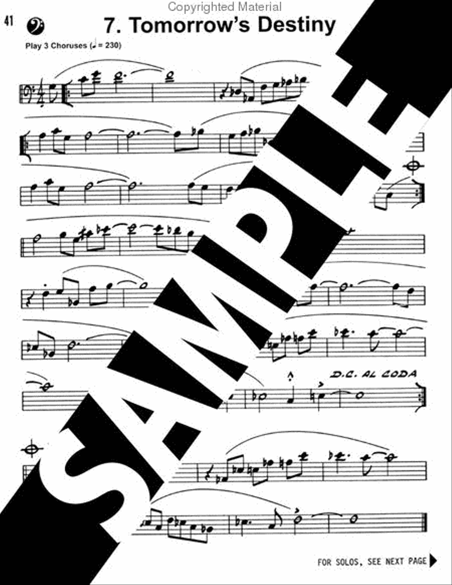 Volume 9 - Woody Shaw B-Flat Trumpet scores gallery preview page 5